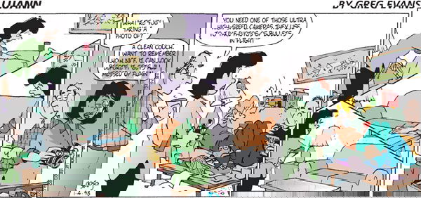 Luann on Sunday January 4, 1998 Comic Strip