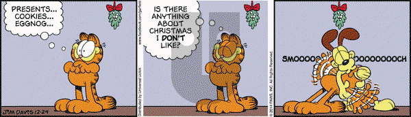 Garfield on Wednesday December 24, 2014 Comic Strip