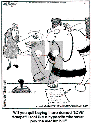 Close to Home on Thursday March 11, 1999 Comic Strip