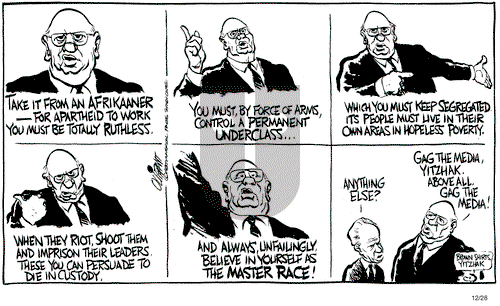 Pat Oliphant on Monday December 28, 1987 Comic Strip