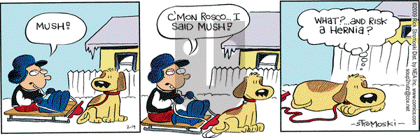 Soup to Nutz - Old on Thursday February 19, 2009 Comic Strip