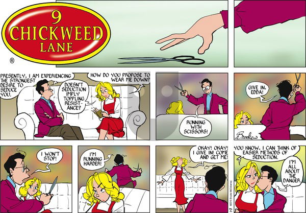 9 Chickweed Lane on Sunday January 3, 2016 Comic Strip