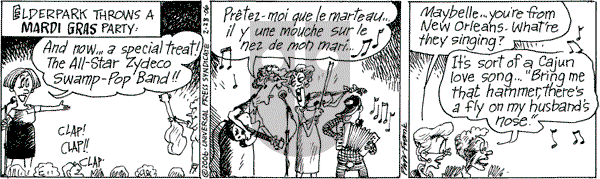 The Elderberries on Tuesday February 28, 2006 Comic Strip
