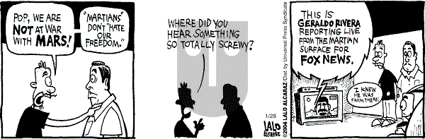 La Cucaracha on Thursday February 5, 2004 Comic Strip