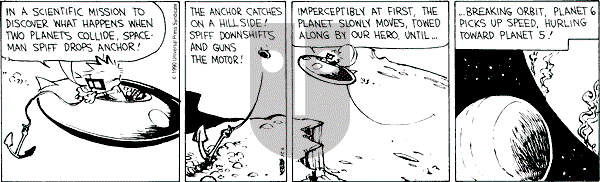 Calvin and Hobbes - Tuesday September 25, 1990 Comic Strip