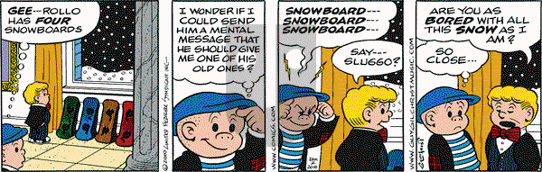 Nancy on Saturday January 2, 2010 Comic Strip