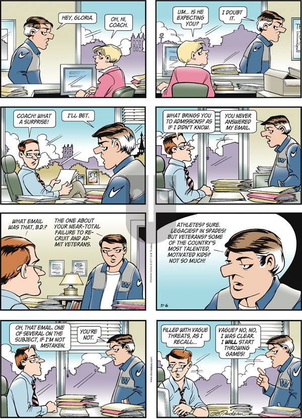 Doonesbury on Sunday November 6, 2011 Comic Strip