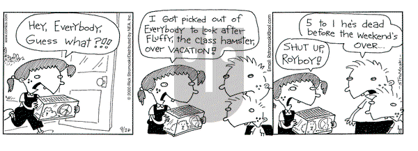 Soup to Nutz - Old on Tuesday September 26, 2000 Comic Strip