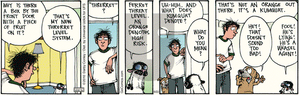 Get Fuzzy on Wednesday August 22, 2012 Comic Strip