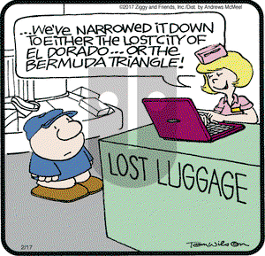 Ziggy on Friday February 17, 2017 Comic Strip