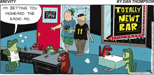 Brevity on Sunday September 30, 2018 Comic Strip