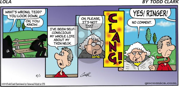 Lola on Sunday May 1, 2016 Comic Strip
