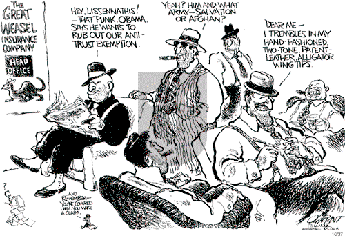 Pat Oliphant on Tuesday October 27, 2009 Comic Strip