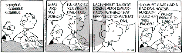 Drabble on Friday February 20, 2004 Comic Strip