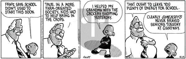 Frazz on Wednesday August 28, 2002 Comic Strip