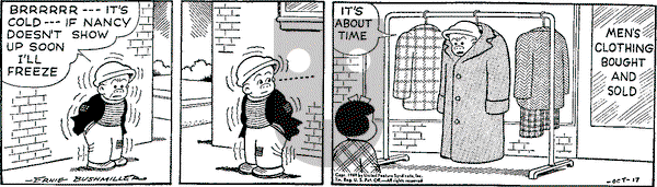 Nancy Classics on Monday October 17, 2016 Comic Strip