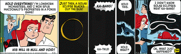 Rip Haywire on Monday August 21, 2017 Comic Strip