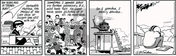 Doonesbury on Saturday May 11, 1985 Comic Strip