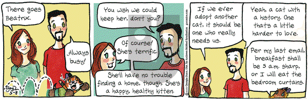 Breaking Cat News on Wednesday May 8, 2019 Comic Strip