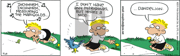 Soup to Nutz - Old on Monday March 28, 2011 Comic Strip