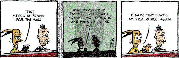 La Cucaracha on Wednesday January 25, 2017 Comic Strip