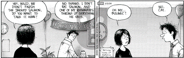 Get Fuzzy on Friday January 2, 2004 Comic Strip