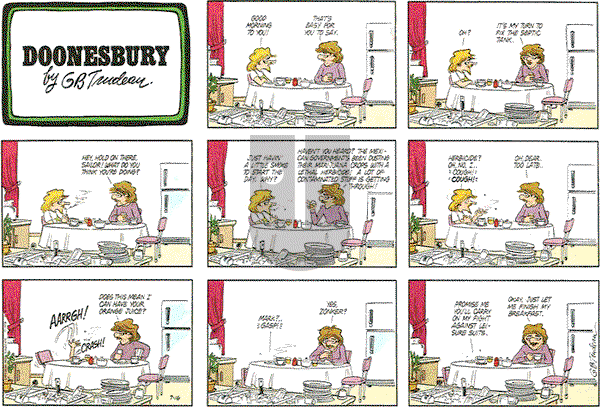 Doonesbury - Sunday July 16, 1978 Comic Strip
