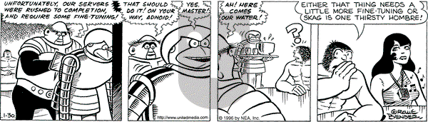Alley Oop on Tuesday January 30, 1996 Comic Strip