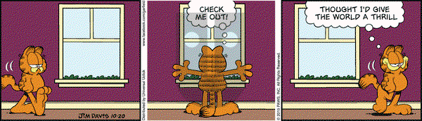 Garfield on Tuesday October 20, 2015 Comic Strip