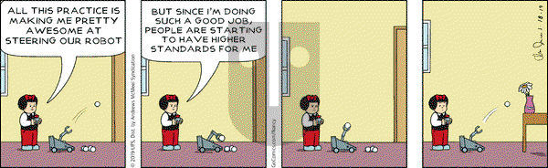 Nancy on Friday January 18, 2019 Comic Strip