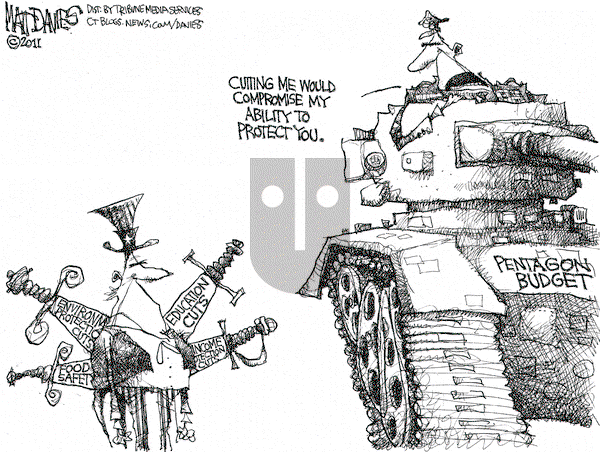 Matt Davies - Wednesday February 16, 2011 Comic Strip