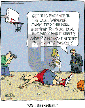 In the Bleachers on Saturday February 26, 2005 Comic Strip