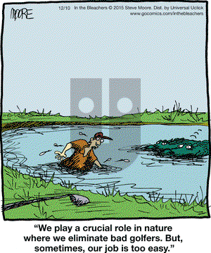 In the Bleachers on Thursday December 10, 2015 Comic Strip