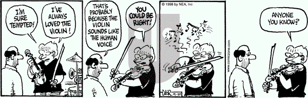 Betty on Wednesday September 30, 1998 Comic Strip