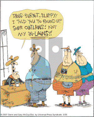 The Flying McCoys on Monday March 26, 2007 Comic Strip
