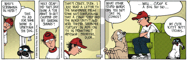 Get Fuzzy on Monday January 16, 2006 Comic Strip
