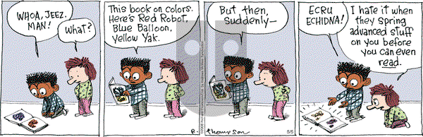 Cul de Sac on Saturday May 5, 2018 Comic Strip