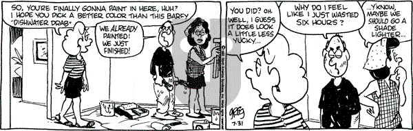 Luann on Saturday July 31, 1993 Comic Strip