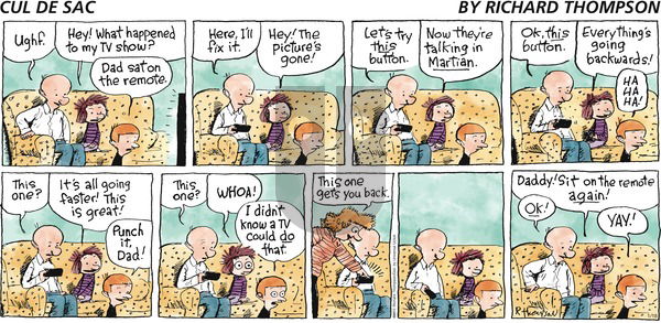Cul de Sac on Sunday January 18, 2015 Comic Strip