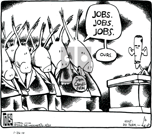 Tom Toles on Tuesday January 26, 2010 Comic Strip