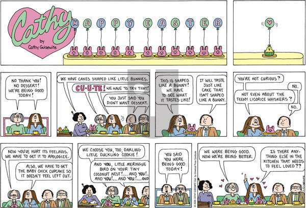 Cathy Classics on Sunday March 23, 2008 Comic Strip