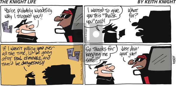 The Knight Life on Sunday January 7, 2018 Comic Strip