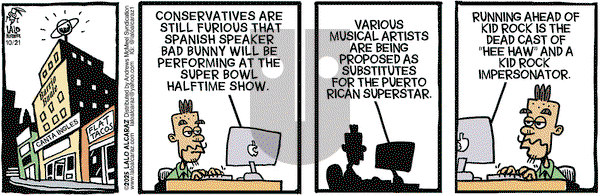 La Cucaracha on Tuesday October 21, 2025 Comic Strip