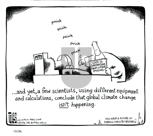Tom Toles on Monday February 5, 1996 Comic Strip