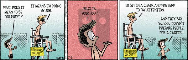 Grand Avenue on Monday July 3, 2017 Comic Strip