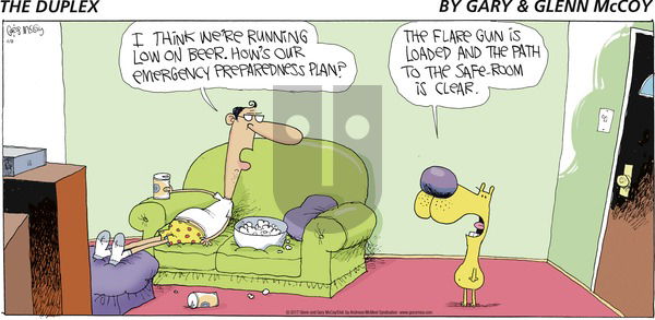 The Duplex on Sunday April 9, 2017 Comic Strip