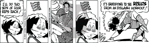 Rose is Rose on Monday April 16, 2001 Comic Strip