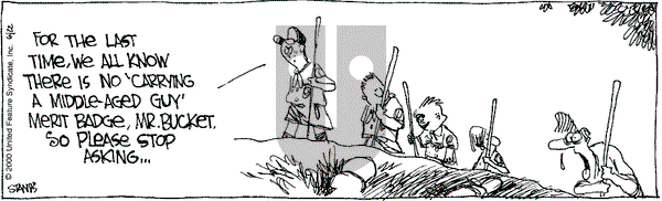 The Buckets - Thursday June 22, 2000 Comic Strip