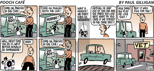 Pooch Cafe on Sunday March 6, 2005 Comic Strip
