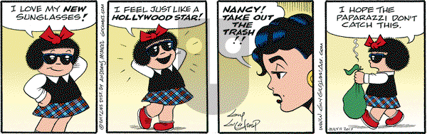 Nancy on Tuesday July 11, 2017 Comic Strip
